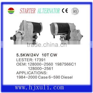 12V car starter motor 128000-2560 for 17391