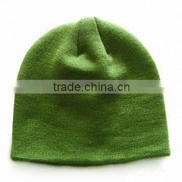 plain solid color mens beanie hat