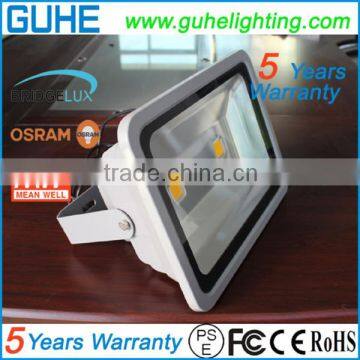 Taiwan MW driver 85-277VAC 600w led flood light 50W outdoor lighting 5 years warranty
