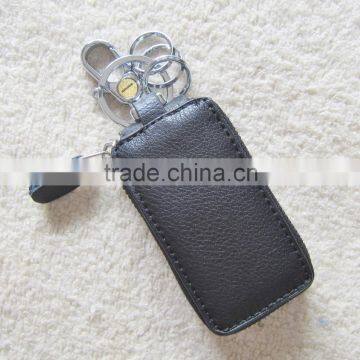 High Quality Leather Key Wallet Black OMD3813