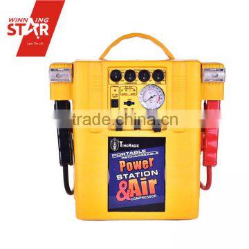 DC12V Portable Rechargeable Power Station and Air Compressor for Car