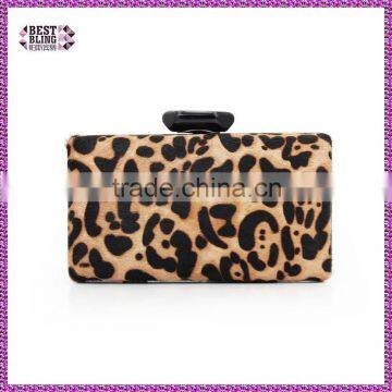 new arrival Leopard grain pattern evening clutch bags woman fashion bags exquisite indian wedding purses (C605)