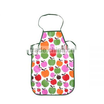 factory pink cotton waterproof printed durable cheap kids apron 2014