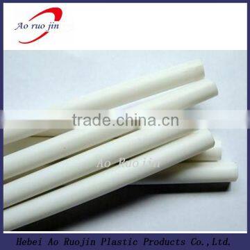 White flexible pp rod solid plastic polypropylene rod