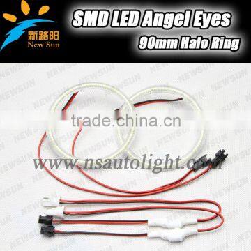 90MM SMD led angel eyes 9-16V DC 7000K high brightness led halo ring angel eyes for BMW for Honda for BYD