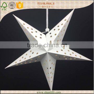 christmas decoration supplies hanging christmas paper star