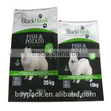 food grade LDPE slider bag for dog food