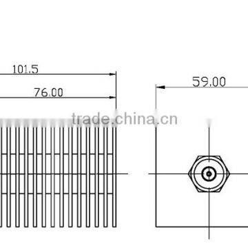 Coaxial termination 50W medium power RF coaxial load DC-3G DC-4G
