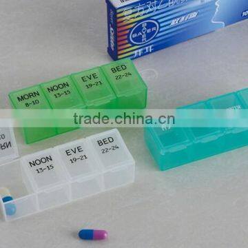 Plastic 4 Case Pill Box