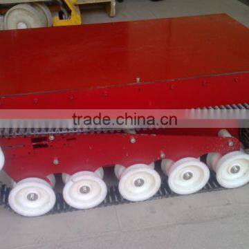 Fire Control Anti-terrorist Robot Rubber Track Tracked Chassis for Robot