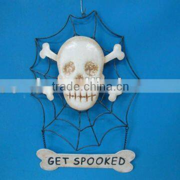 halloween wall hanging skeleton