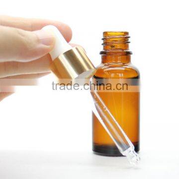 20ml Amber Glass Bottle with Alumunium Dropper