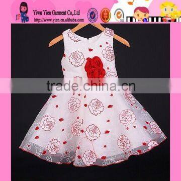 Cute Red Baby Girls Knitted Dress Summer Collection Baby Girls Knitted Dress