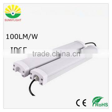 20W 40W 60W 80W IP65 tri-proof light used in freezer, parking lot, basement, food industry, bathroom, etc.