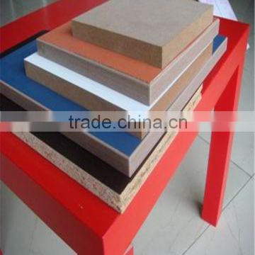 Colored melamine mdf board for make wooden furniture