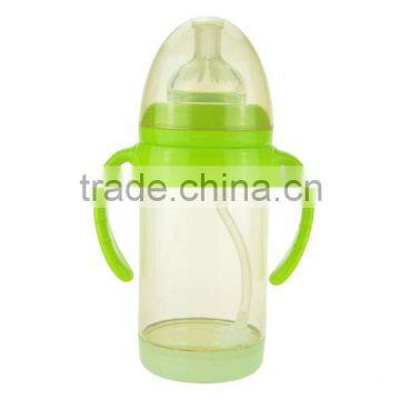 Food Grade Baby Infant PPSU Feeding Bottle With Wide-mouth and Straw photo-2