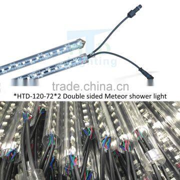 RGB White Color Double Side Bright LED Meteor Rain Light photo-2