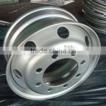 22.5x8.25 tubeless steel wheel for export