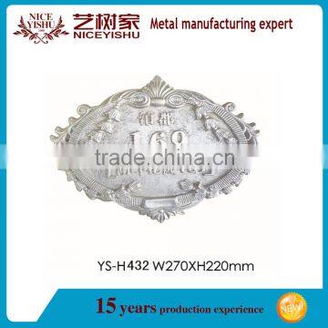 Aluminum casting railing ornament, cast iron decorative parts