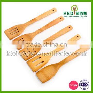 Cheap bamboo kitchen salad utensils set wholesale