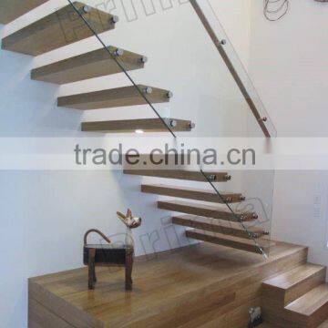 Residential stairs, wood stairway, straight stair