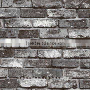 3D black brick wallpaper with best price and design