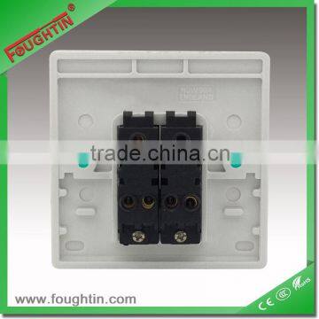 BAKELITE SWITCH 2 GANG 1 WAY SWITCH 10A 250VWHITE SWITCH UK1403