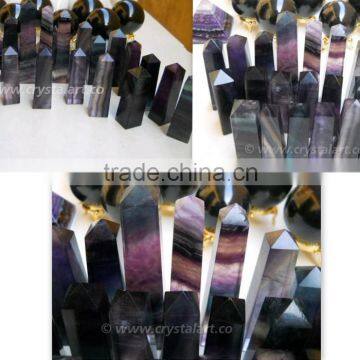 MULTY FLOURITE 4 SIDE TOWER POINTS