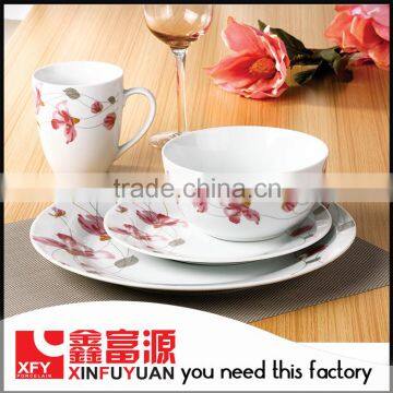 High quality porcelain dinner set bone china dinner set