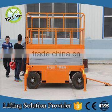 True win Hydraulic Mini Scissor Movable lift platform for Aerial Maintenance Work