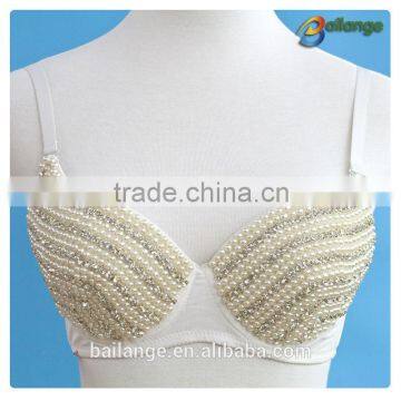 top hot swimming Tropical crochet bra for outside beach underwear