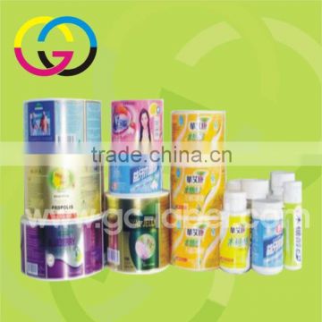 High quality vinly material printed transfer self-adhesive stickers and labels