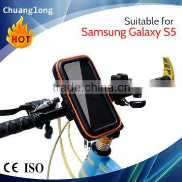 High quality practical waterproof bag case bicycle phone mount galaxy s5