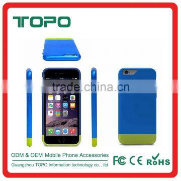 High Quality Shell Shockproof PC Bumper Frame Cell Phone Dual Color Back Cover Skin Case for Iphone 6 6s Plus photo-6