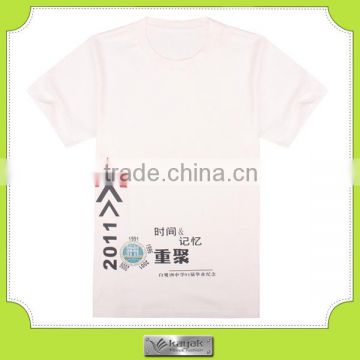 custom cotton printing t-shirt with customers request in China