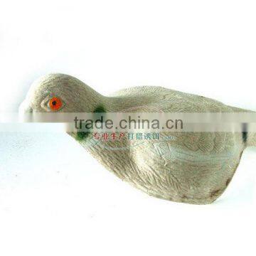 Half a Piece of Plastic Flocking Pigeon for Garden Decoration photo-1