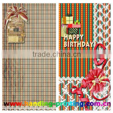 high quality customized happy birthday card printing service