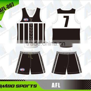 Long sleeved/sleeveless sublimation AFL jumper and shorts