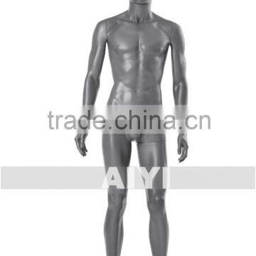 Gray glossy muscle male mannequin