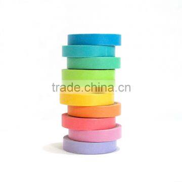 Wholesale YIWU FACTORY Rainbow adhesive masking tape Washi Tape 15mm x 10m