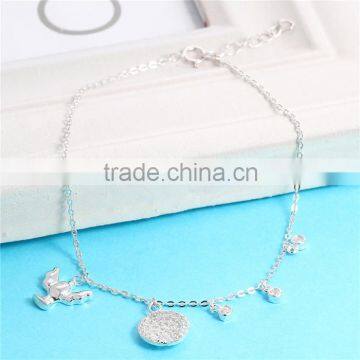 Wholesale Solid Silver Vintage Charm Bracelet Bohemian Bracelet photo-3