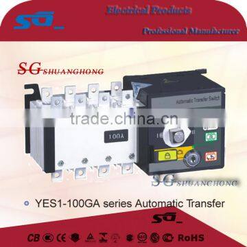 manufactory 100amp 4 pole 3 phase automatic transfer switch ats