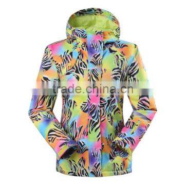 2016 print professional ski wear cheap waterproof winter famous brand ski wear from China