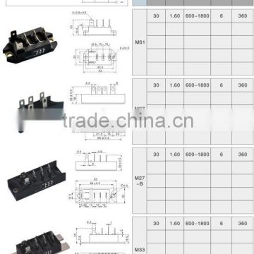 Three-phase rectifier module MDS