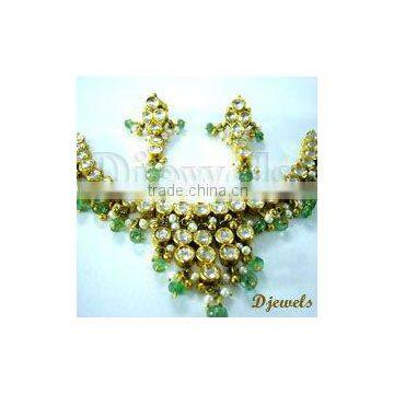 22 K Kundan Necklace Sets, Real kundan Necklace Sets, Kundan Jewelry