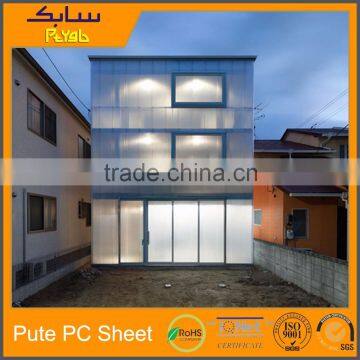 polycarbonate hollow sheet type opaque polycarbonate sheet