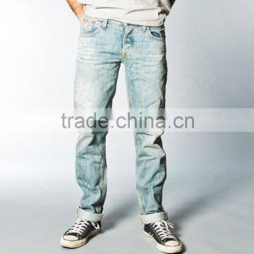 Cheaper Price Wholesales Vintage Man Denim Jeans Branded Jeans Pants for Men(LOTN068) photo-2