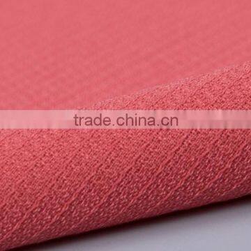 Clothing Fabric 80D Woven Stripe Chiffon Linen-like Dobby 100% Polyester Fabric