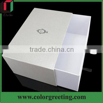 Environment High End Custom Logo Printed Sliding Bow Tie Gift Packaging Paper Box