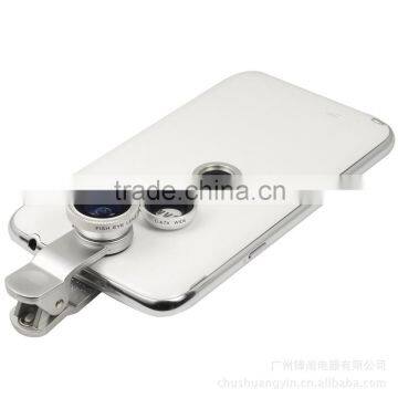 Portable 3-in-1 Camera Lens Kit ( (Wide Angle + Marco + Fisheye Lens) For Mobile Phones